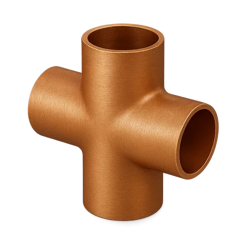 Крестовиная медная под пайку 21 мм М1р ГОСТ 32590-2013